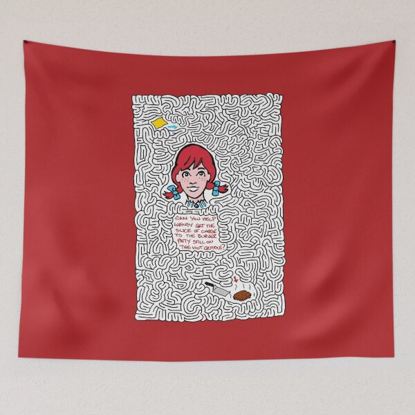 Item preview, Wendy's | Melt The Cheese Maze designed and sold by AiXeLsyD13.