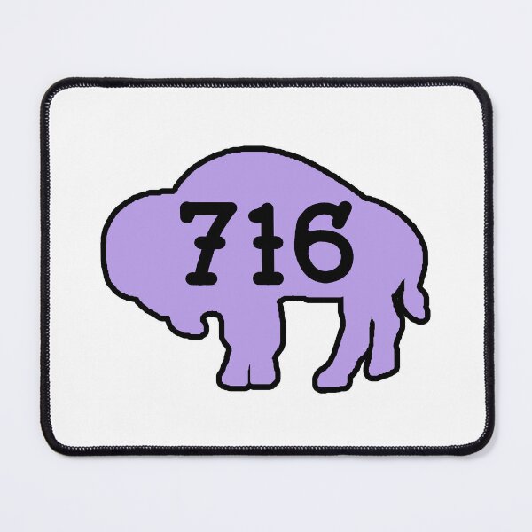 Item preview, Tattoo style 716 Buffalo Silhouette - Light Purple designed and sold by bamatt30.