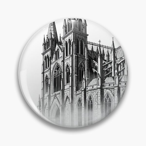 Item preview, Haunted Cathedral – Gothic Poster designed and sold by Gothic Han.