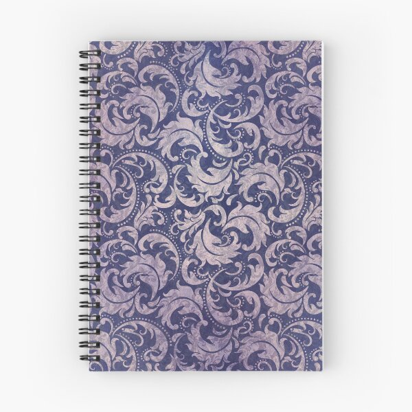 Item preview, Vintage Purple Damask Pattern - Elegant Ornamental Swirl Floral Design designed and sold by Secondhand-Rose.