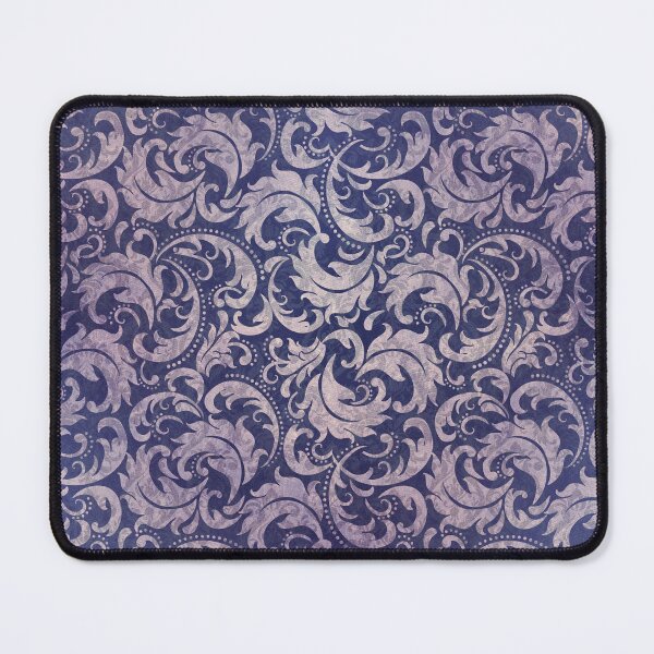 Item preview, Vintage Purple Damask Pattern - Elegant Ornamental Swirl Floral Design designed and sold by Secondhand-Rose.