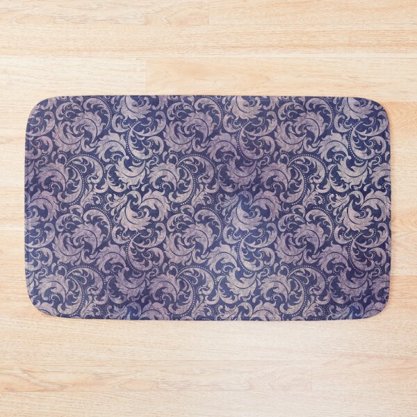 Item preview, Vintage Purple Damask Pattern - Elegant Ornamental Swirl Floral Design designed and sold by Secondhand-Rose.