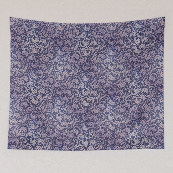 Item preview, Vintage Purple Damask Pattern - Elegant Ornamental Swirl Floral Design designed and sold by Secondhand-Rose.