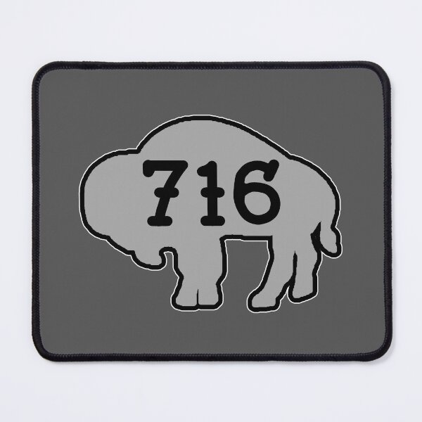 Item preview, Tattoo style 716 Buffalo Silhouette - Light Gray designed and sold by bamatt30.
