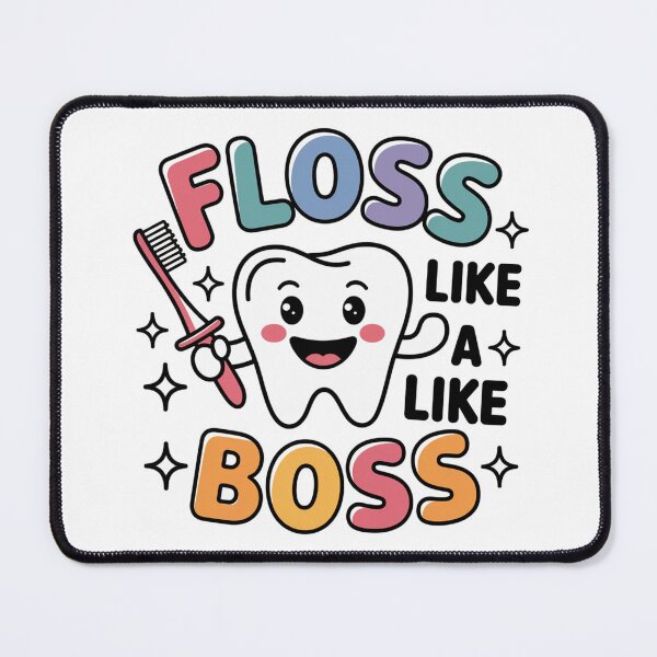 Item preview, Floss Like a Boss – Funny Dentist Tooth Shirt designed and sold by Muzgle.