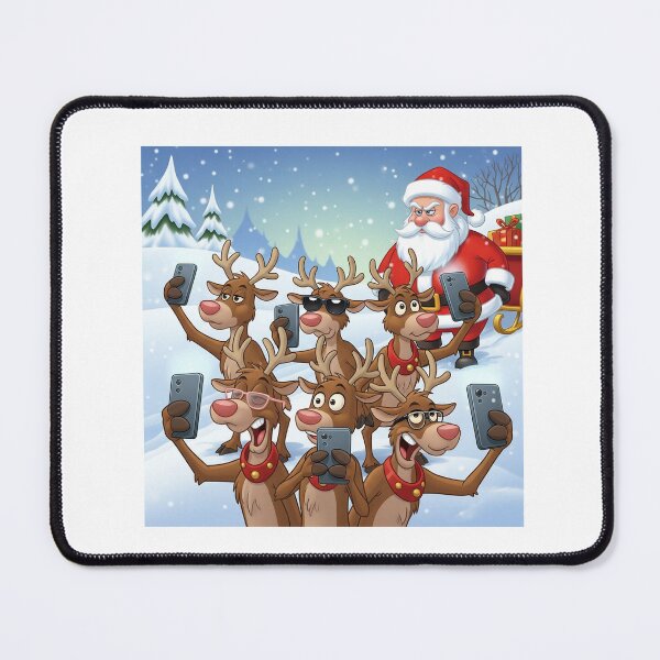 Item preview, Reindeer Selfies designed and sold by FourFlukesSake.