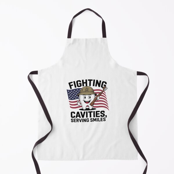 Item preview, Fighting Cavities Serving Smiles – Dentist Veterans Day Shirt designed and sold by Muzgle.