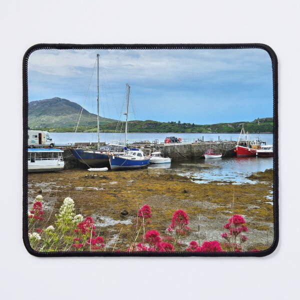 Item preview, Letterfrack pier, boats and harbour, Ireland designed and sold by FranWest.