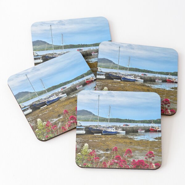 Item preview, Letterfrack pier, boats and harbour, Ireland designed and sold by FranWest.