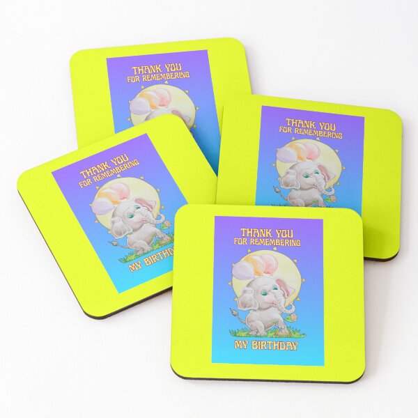 Item preview, Children's Thank you Birthday Sticker  designed and sold by DennisKing.