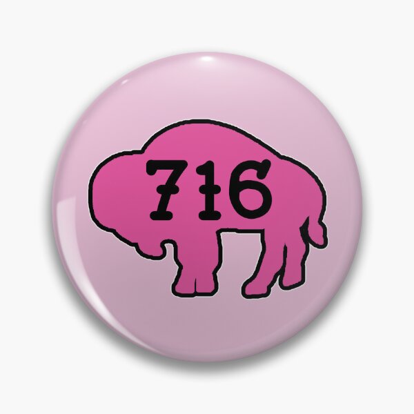 Item preview, Tattoo style 716 Buffalo Silhouette - Hot Pink designed and sold by bamatt30.