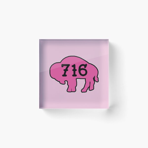 Item preview, Tattoo style 716 Buffalo Silhouette - Hot Pink designed and sold by bamatt30.