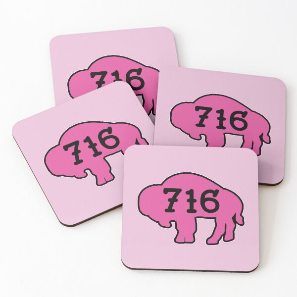 Item preview, Tattoo style 716 Buffalo Silhouette - Hot Pink designed and sold by bamatt30.