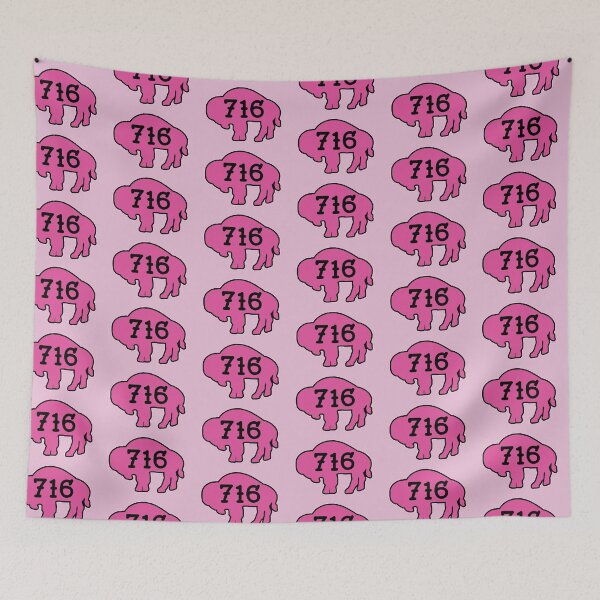 Item preview, Tattoo style 716 Buffalo Silhouette - Hot Pink designed and sold by bamatt30.