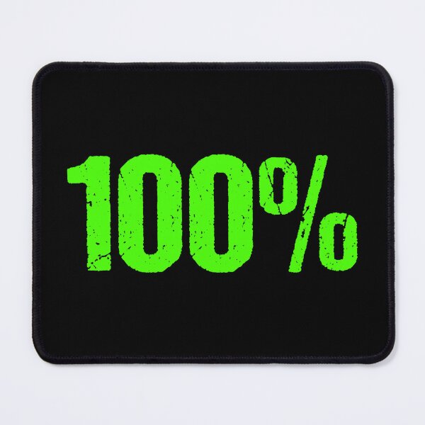 Item preview, 100% in Green Grunge Typography designed and sold by Memes N Lore .