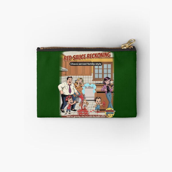 Item preview, Red Sauce Reckoning — Kitchen Chaos Cartoon (Dysfunction Junction) designed and sold by GENX-AUTISM-DAD.
