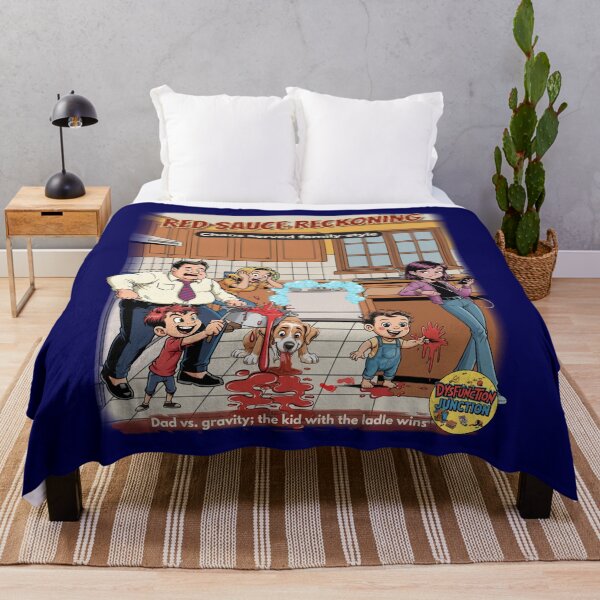 Item preview, Red Sauce Reckoning — Kitchen Chaos Cartoon (Dysfunction Junction) designed and sold by GENX-AUTISM-DAD.