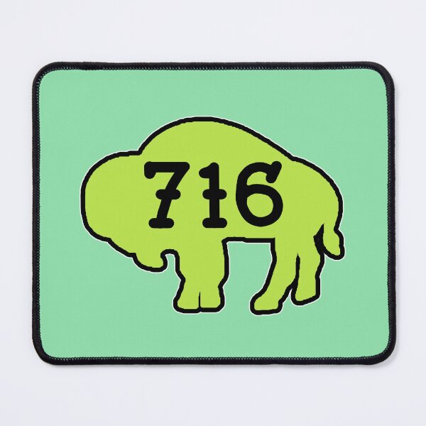 Item preview, Tattoo style 716 Buffalo Silhouette - Bright Green designed and sold by bamatt30.