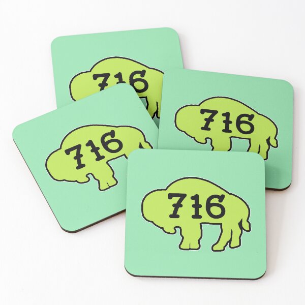 Item preview, Tattoo style 716 Buffalo Silhouette - Bright Green designed and sold by bamatt30.