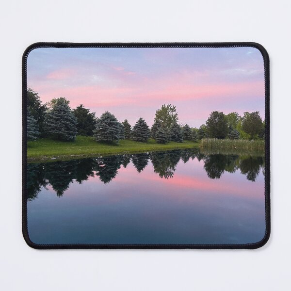 Item preview, Spruces and Sky Reflection in the Lake | Evening designed and sold by NatureVibesHere.