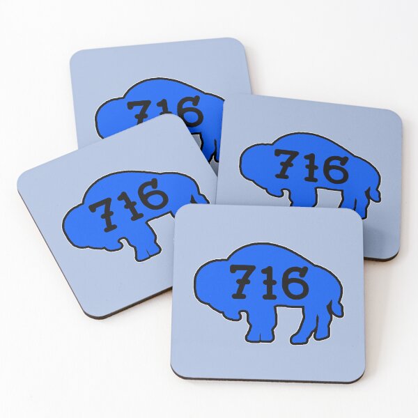 Item preview, Tattoo style 716 Buffalo Silhouette - Blue designed and sold by bamatt30.