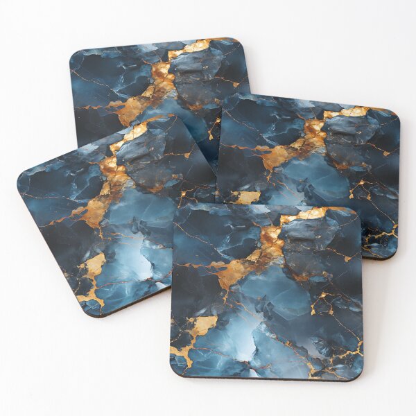 Item preview, Bolivian Blue Marble Texture – Elegant Abstract Pattern designed and sold by JollyCritters.