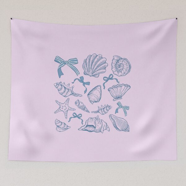 Item preview, Seashell and Starfish Ribbon Ocean Design designed and sold by TheRamesCo.