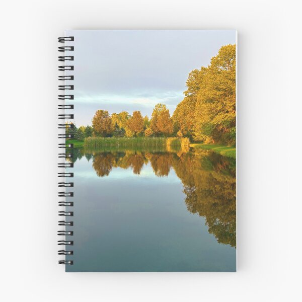 Item preview, Sunset Lakeview with Trees Reflection in the Water designed and sold by NatureVibesHere.
