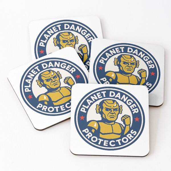 Item preview, Planet Danger Protectors – Astar Safety Robot Crest designed and sold by TheMemeVault.