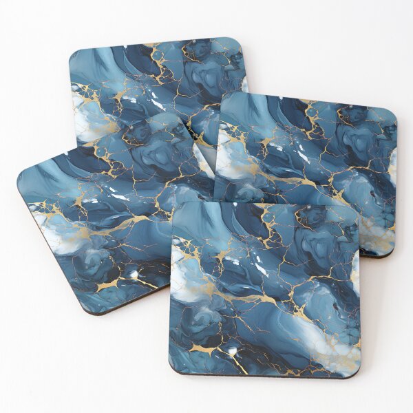Item preview, Bolivian Blue Marble Texture – Elegant Abstract Pattern designed and sold by JollyCritters.