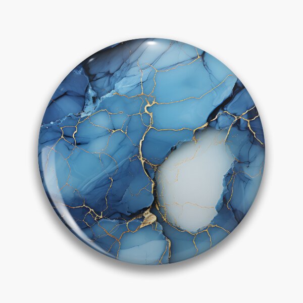 Item preview, Bolivian Blue Marble Texture – Elegant Abstract Pattern designed and sold by JollyCritters.