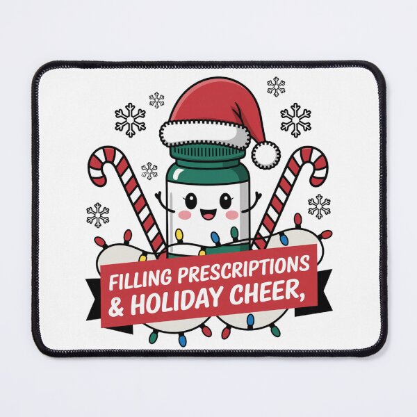 Item preview, Filling Prescriptions & Holiday Cheer – Funny Pharmacist Christmas Shirt designed and sold by Muzgle.