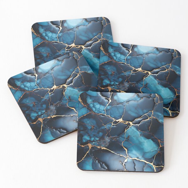 Item preview, Bolivian Blue Marble Texture – Elegant Abstract Pattern designed and sold by JollyCritters.