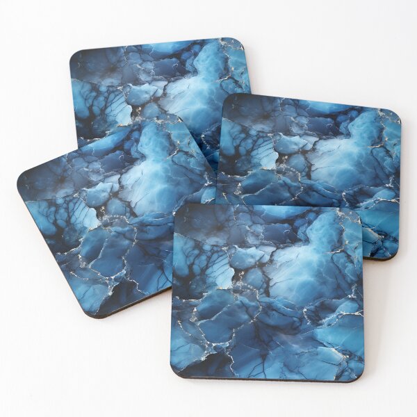 Item preview, Bolivian Blue Marble Texture – Elegant Abstract Pattern designed and sold by JollyCritters.