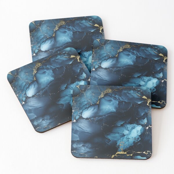 Item preview, Bolivian Blue Marble Texture – Elegant Abstract Pattern designed and sold by JollyCritters.