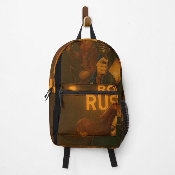 Item preview, Roxie The Rustfires Vintage Rock Band Live Performance Design designed and sold by ArtFashionzoom.