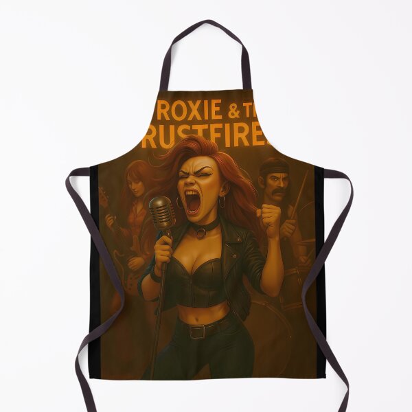 Item preview,  Roxie  The Rustfires Vintage Rock Band Live Performance Design designed and sold by ArtFashionzoom.