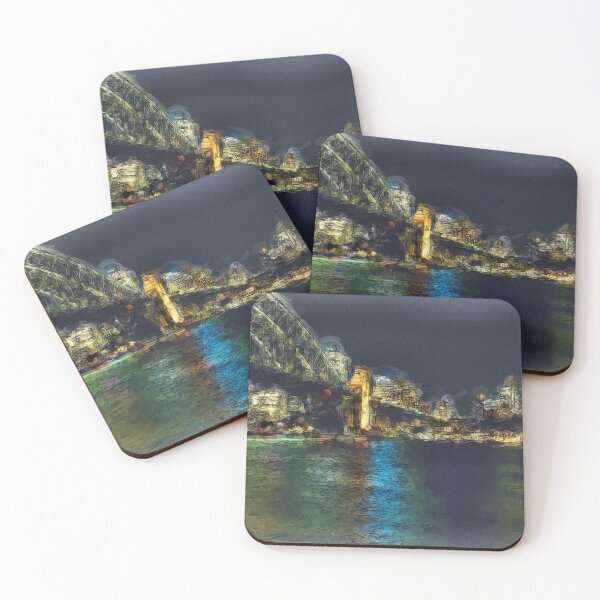 Item preview, The Sydney Harbour At Night designed and sold by timdaytimages.