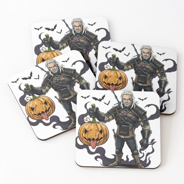 Item preview, Witcher’s Pumpkin Hunt – Halloween Parody Art designed and sold by mrGrayMan.