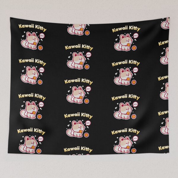 Item preview, Kawaii Kitty (Sitting Pretty) designed and sold by ArigatoDesigns.