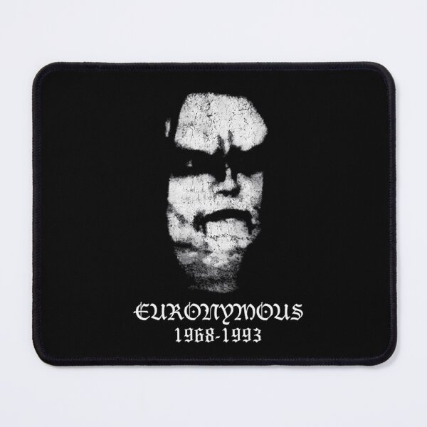 Item preview, Euronymous Norwegian M Black Metal Rip Tribute designed and sold by JaceArtChic.