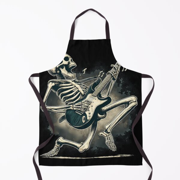 Item preview, Halloween Skeleton Playing Guitar - Rock And Roll Band designed and sold by ShopCristian.