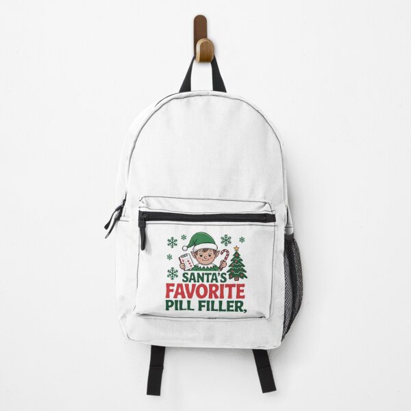 Item preview, Santa’s Favorite Pill Filler – Funny Pharmacist Christmas Shirt designed and sold by Muzgle.