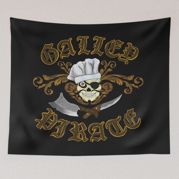 Item preview, The Galley Pirate Flag designed and sold by Lemnisc8te.