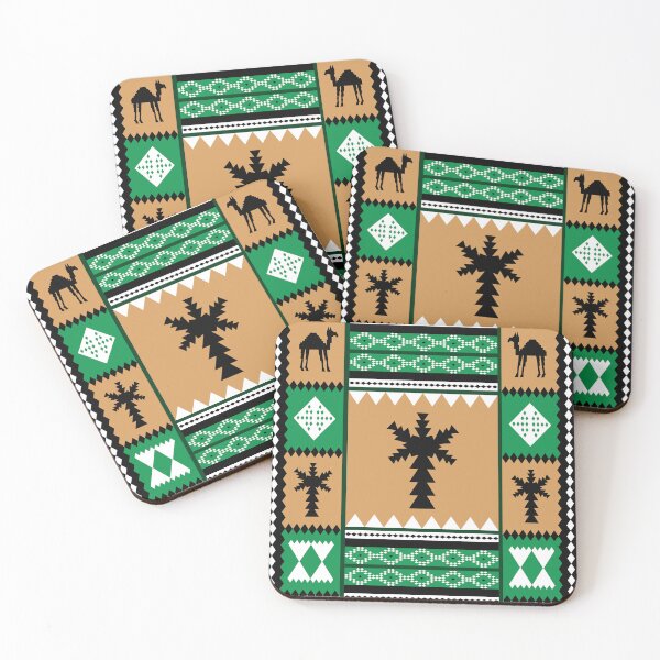 Item preview, Saudi Arabia traditional seamless pattern Design designed and sold by hijasminflower.