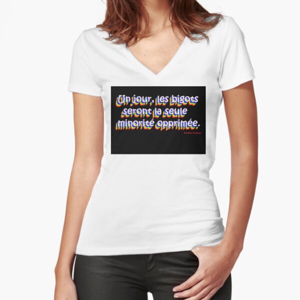 Fitted V-Neck T-Shirt