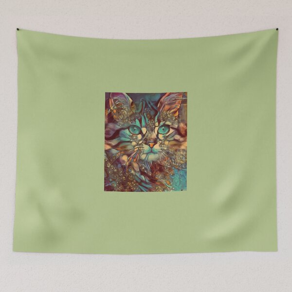 Item preview, Andyna Cat Chat Cat Lea Roche Paintings designed and sold by PaulineGross.