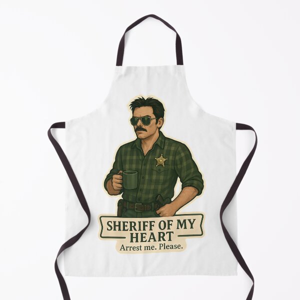 Item preview, Charlie Swan – Sheriff of My Heart Sticker designed and sold by MAVNALE.