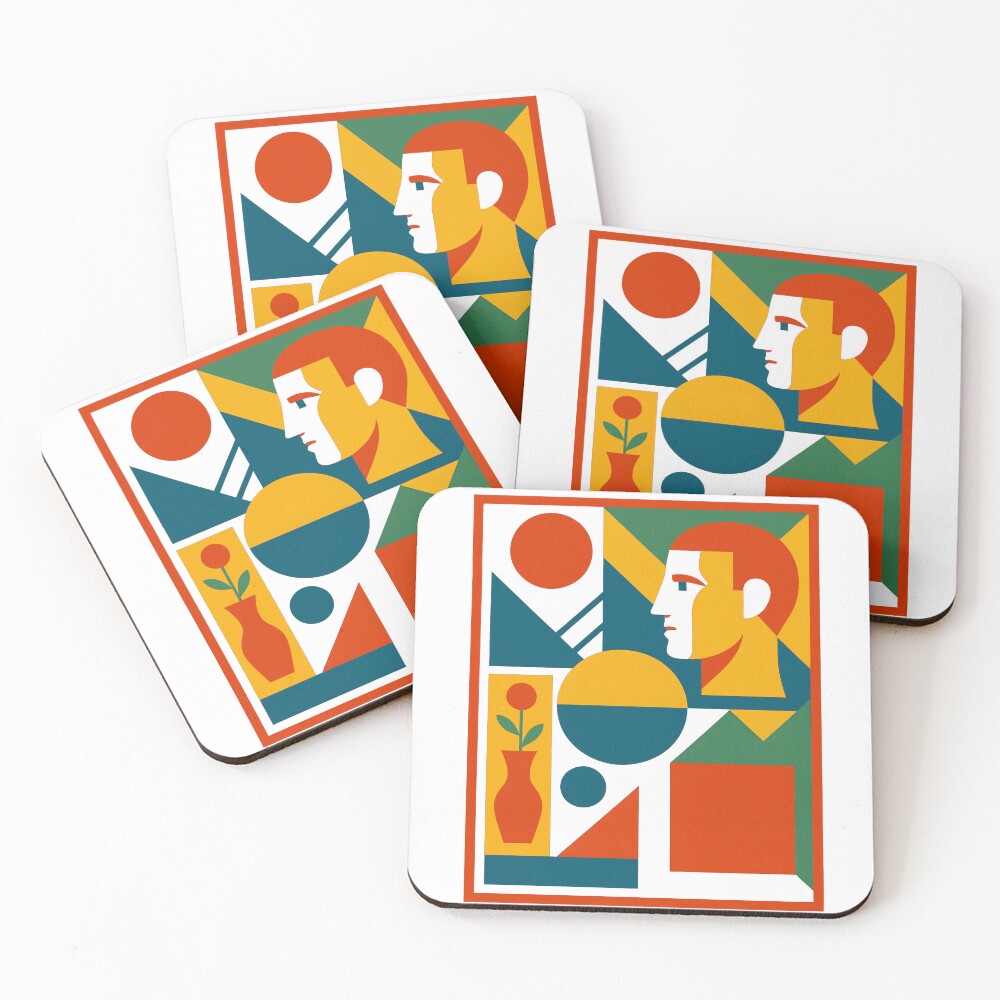 Item preview, Coasters (Set of 4) designed and sold by aether-lab.