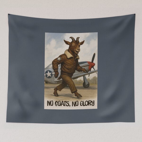 Item preview, No Goats, No Glory designed and sold by Tridentulus.
